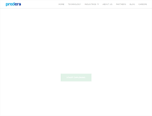 Tablet Screenshot of predera.com